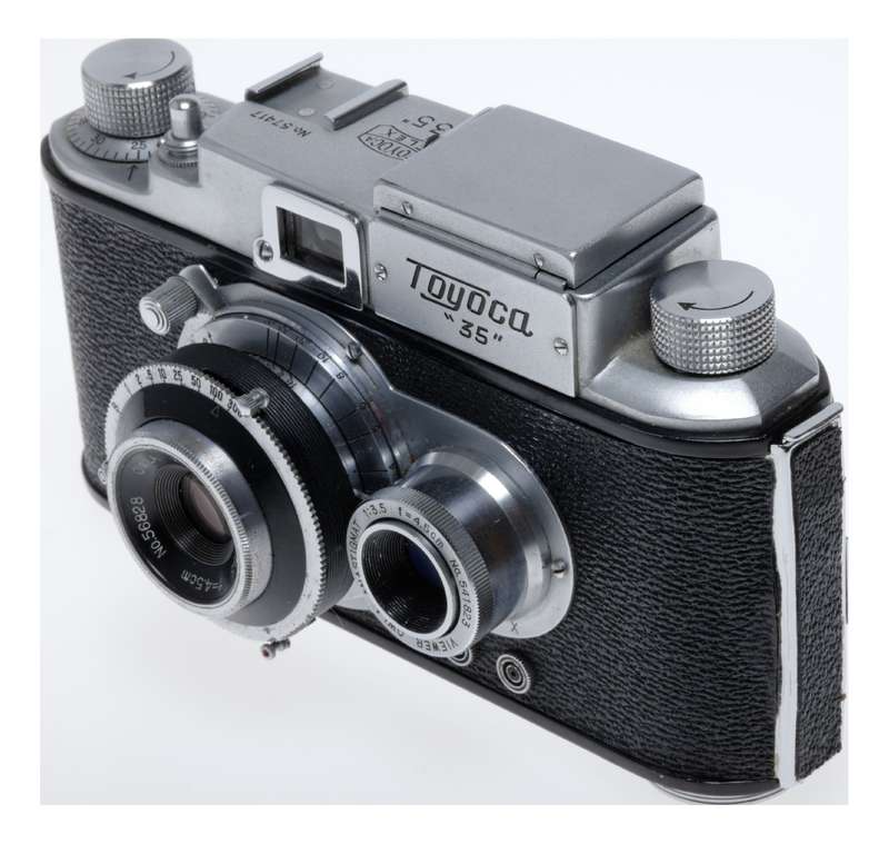 Tougodo Toyoca Flex 35 2nd Version TLR Film Camera Owla 1:3.5 4.5cm