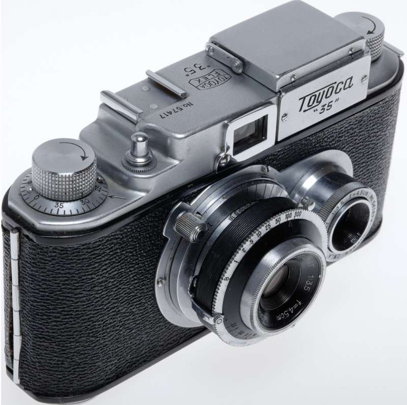 Tougodo Toyoca Flex 35 2nd Version TLR Film Camera Owla 1:3.5 4.5cm