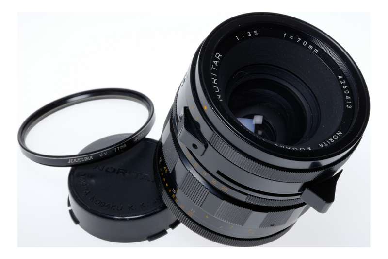 Noritar 1:3.5 f=70mm Norita 66 Medium Format SLR Camera Lens
