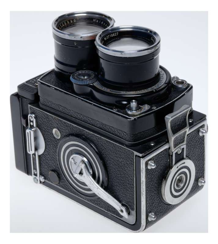 Tele Rolleiflex Type 1 6x6 Film TLR Camera Sonnar f/4 135mm Serviced