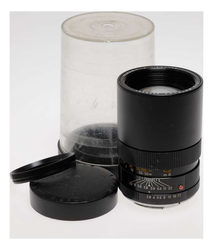 Leica Elmarit-R 1:2.8/135mm SLR black prime f/2.8 camera lens f=135mm