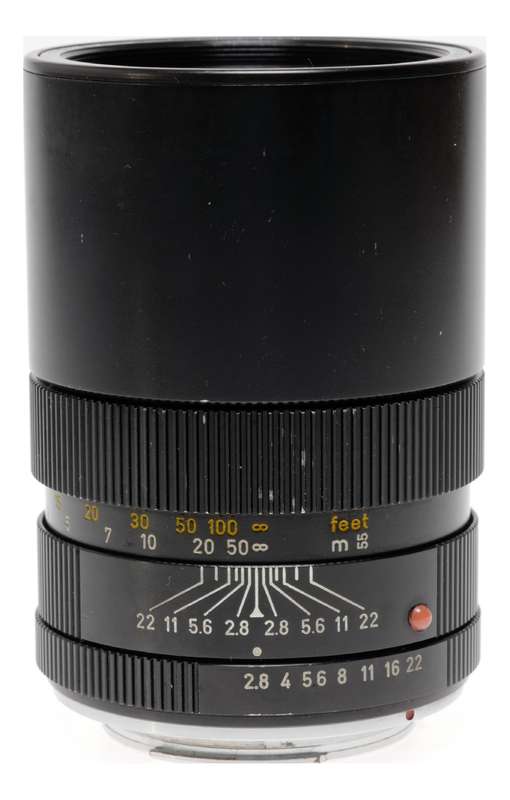 Leica Elmarit-R 1:2.8/135mm SLR black prime f/2.8 camera lens f=135mm