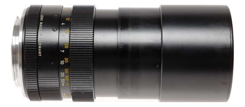 Leica Elmarit-R 1:2.8/135mm SLR black prime f/2.8 camera lens f=135mm