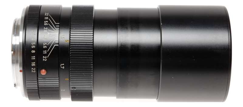 Leica Elmarit-R 1:2.8/135mm SLR black prime f/2.8 camera lens f=135mm
