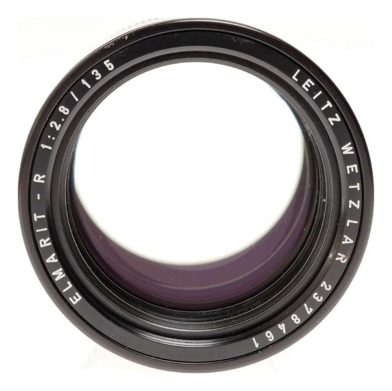 Leica Elmarit-R 1:2.8/135mm SLR black prime f/2.8 camera lens f=135mm
