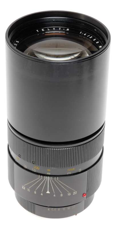 Leica Telyt-R 11920 4/250 SLR camera lens boxed f/4 f/250mm Leicaflex