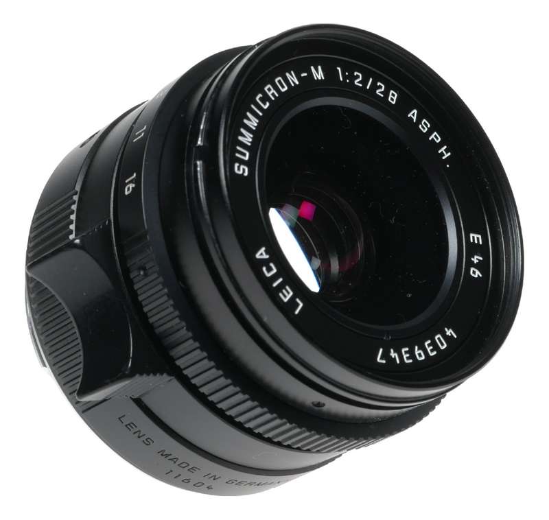 Leica Summicron-M 1:2/28 mm ASPH. 11604 used 6 bit lens set complete f=28mm