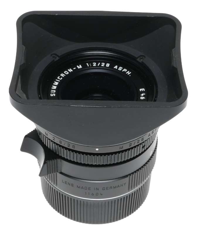 Leica Summicron-M 1:2/28 mm ASPH. 11604 used 6 bit lens set complete f=28mm