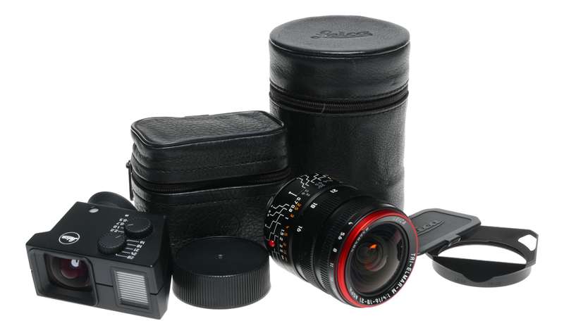 Leica Tri-Elmar-M 1:4/16-18-21 mm ASPH. 11642 set complete box finder