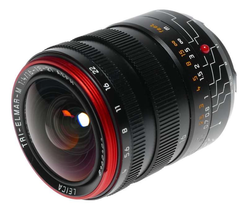 Leica Tri-Elmar-M 1:4/16-18-21 mm ASPH. 11642 set complete box finder