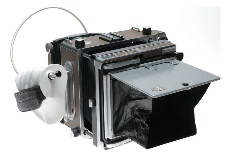 Linhof Super Technika IV 4x5 field camera Symmar 5.6/150mm lens Grip set