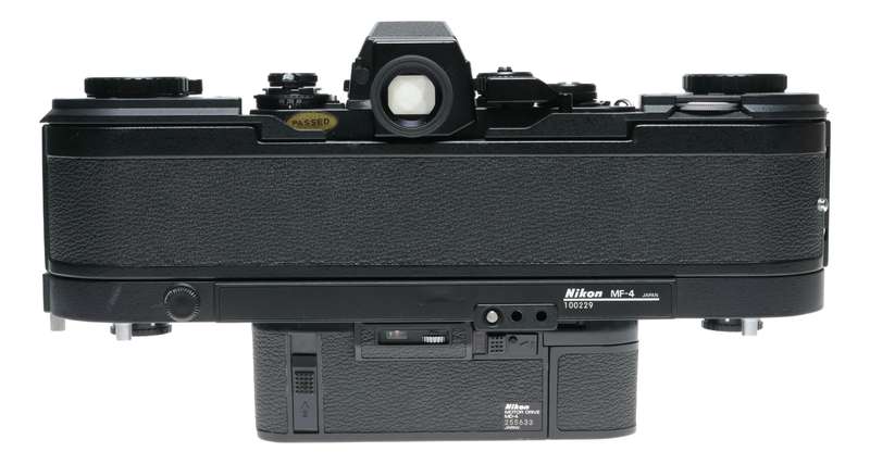250 Nikon MF-4 motor drive MD-4 winder F3 camera 35mm black RARE