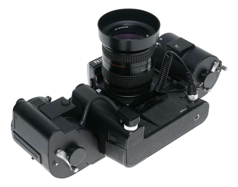 250 Nikon MF-4 motor drive MD-4 winder F3 camera 35mm black RARE