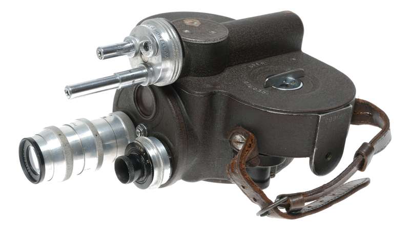 Bell and Howell 1 inch Cooke f2.7 Som Berthiot Cinor 3.5 f=75mm movie camera