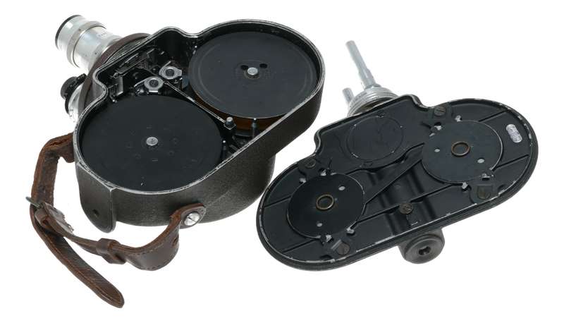 Bell and Howell 1 inch Cooke f2.7 Som Berthiot Cinor 3.5 f=75mm movie camera
