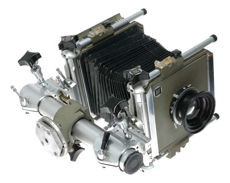 Sinar C. Koch System 4x5 field monorail camera Symmar 5,6/210 lens