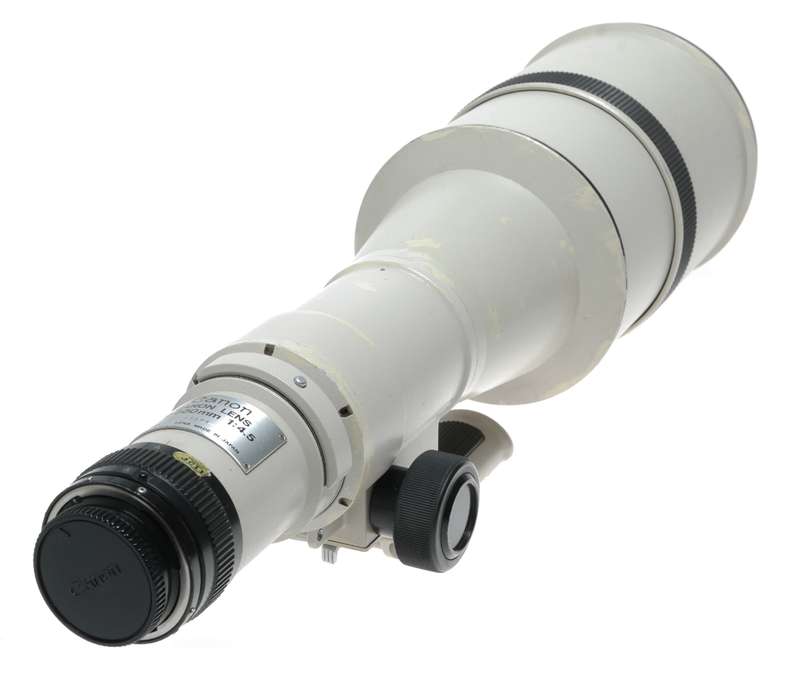 Canon FD 600mm 1:4.5 lens Prime vintage SLR 4.5/600 cased with caps