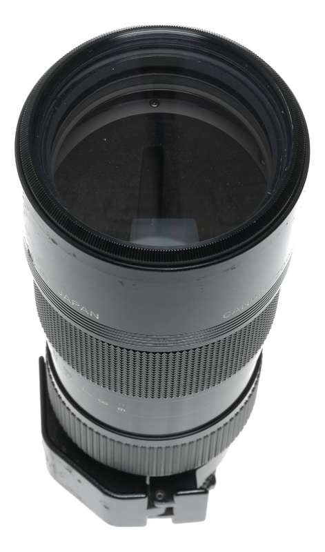 Canon FD 85-300/4.5 Zoom lens fits SLR 35mm film camera set box hood caps