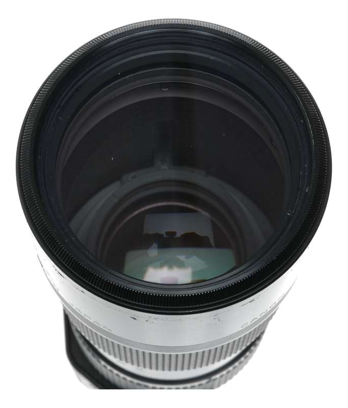 Canon FD 85-300/4.5 Zoom lens fits SLR 35mm film camera set box hood caps