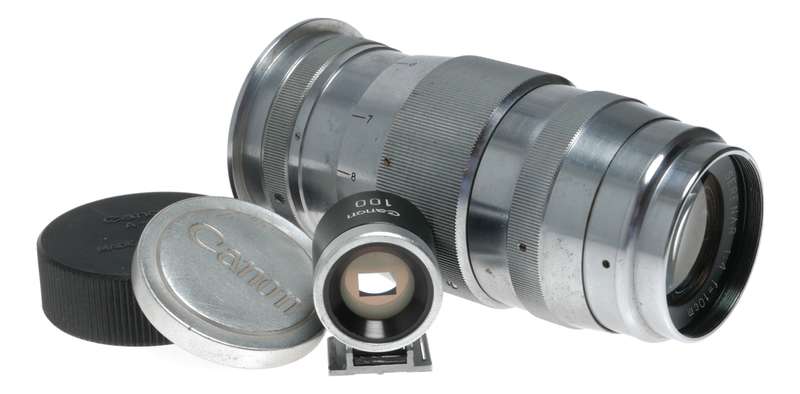 Canon Serenar 1:4 f=10cm lens 4/100mm RF coupled LTM Leica screw mount