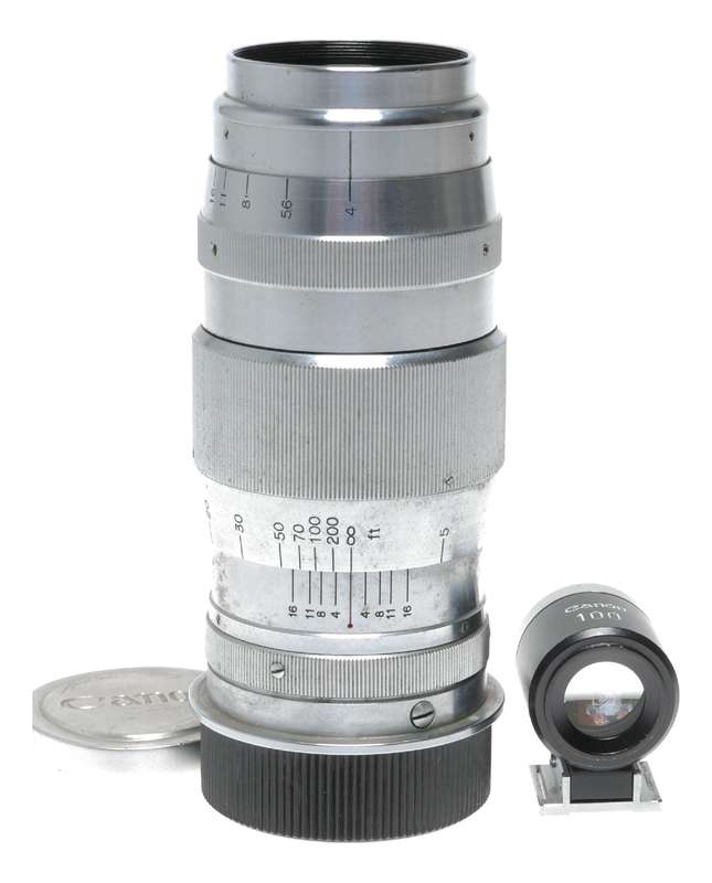 Canon Serenar 1:4 f=10cm lens 4/100mm RF coupled LTM Leica screw mount