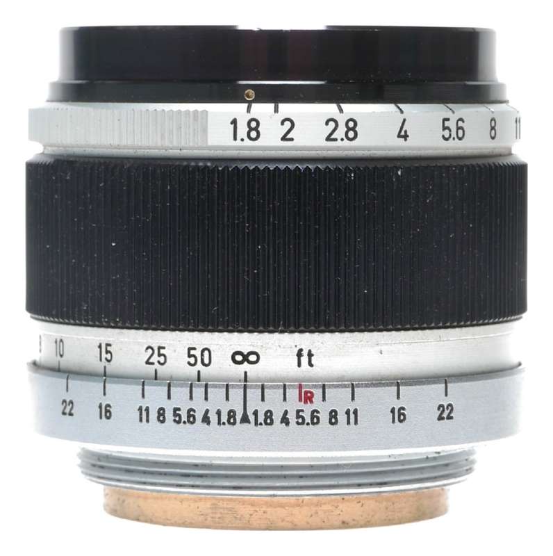 Canon lens 50mm 1:1.8 RF coupled M39 LTM Leica screw mount 1.8/50 set