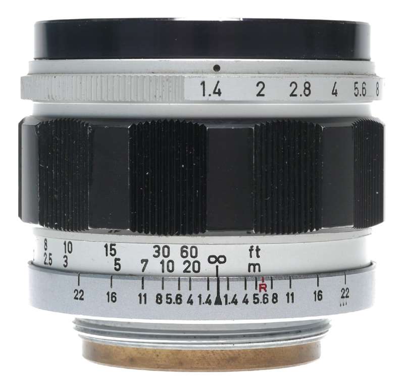 Canon lens 50mm 1:1.4 RF coupled M39 LTM Leica screw mount 1.4/50 Prime