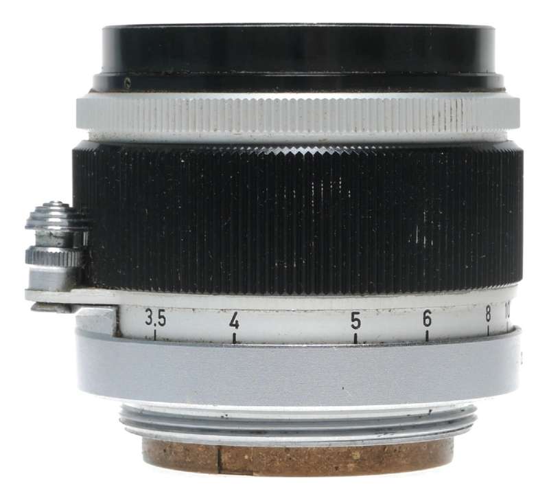 Canon lens 50mm 1:1.8 RF coupled M39 LTM Leica screw mount 1.8/50 hood set