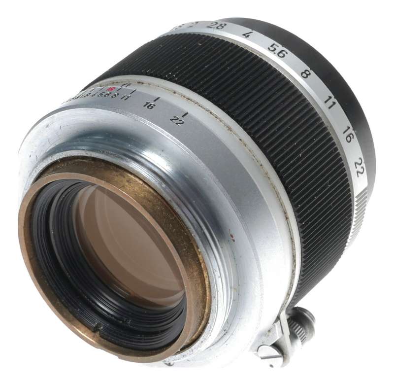Canon lens 50mm 1:1.8 RF coupled M39 LTM Leica screw mount 1.8/50 hood set