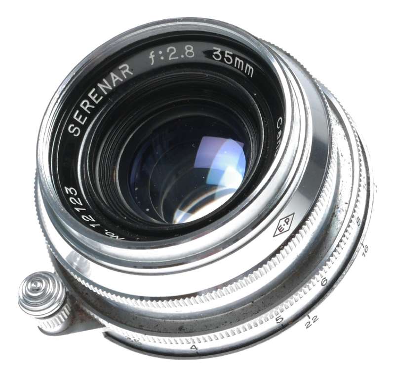 Canon Serenar 1:2.8 35mm lens 2.8/35mm RF coupled LTM Leica screw finder set