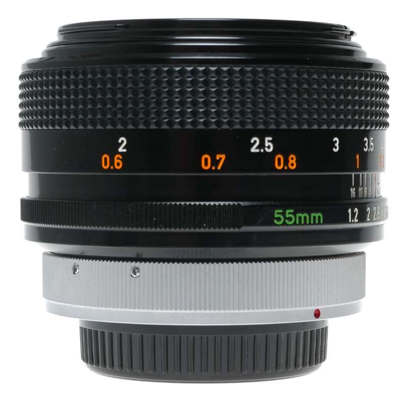 Canon Lens FD 55mm 1:1.2 S.S.C vintage 35mm SLR film camera lens 1.2/55