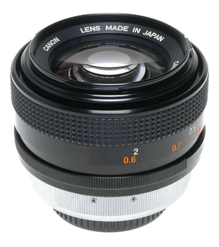 Canon Lens FD 55mm 1:1.2 S.S.C vintage 35mm SLR film camera lens 1.2/55
