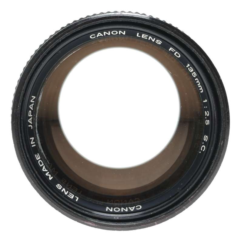 Canon Lens FD 135mm 1:2.5 S.C classic 35mm SLR film camera lens 2.5/135