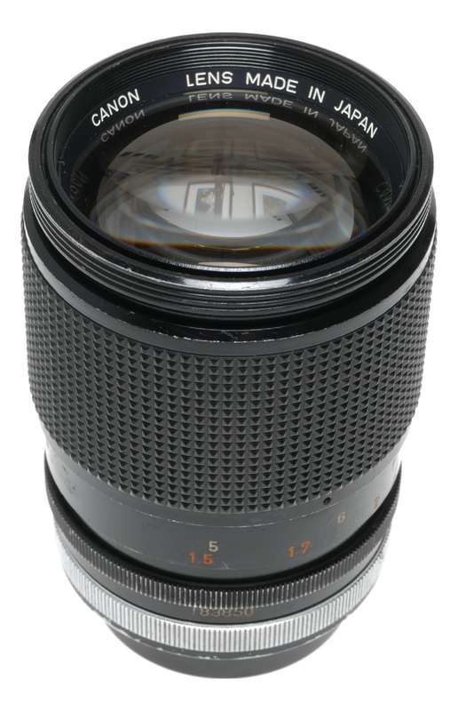 Canon Lens FD 135mm 1:2.5 S.C classic 35mm SLR film camera lens 2.5/135