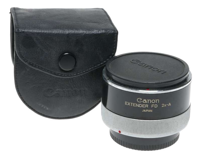 Canon Extender FD 2x-A Japan lens Converter adapter in original pouch