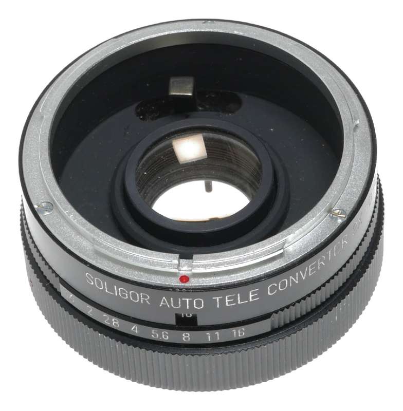 Canon FD Soligor Auto Tele converter 2x to fit canon SLR camera lens