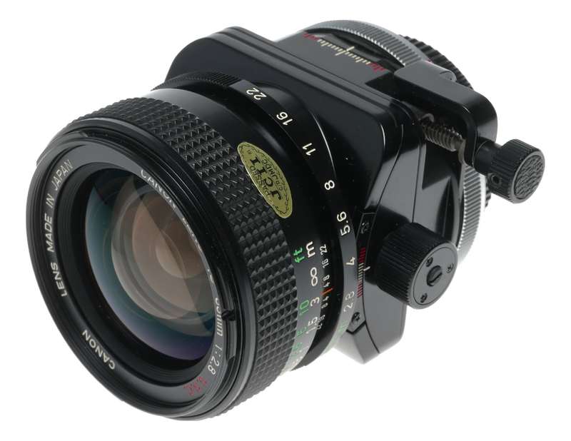 Canon TS 35/2.8 S.S.C Shift lens 35mm f2.8 vintage film set museum condition