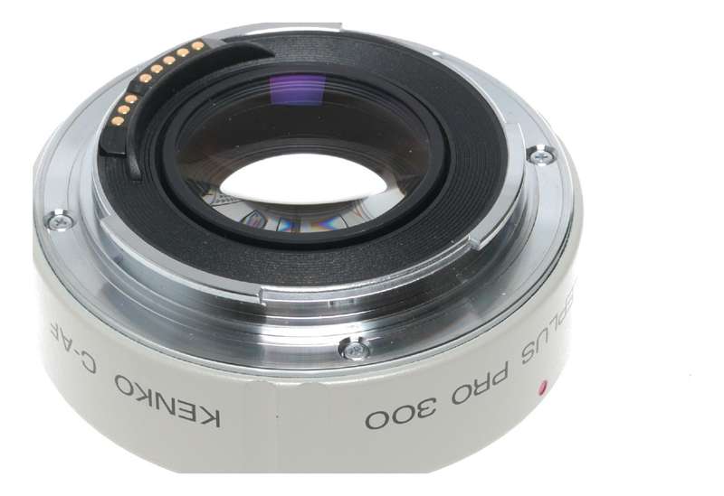 Canon 1.4 Teleplus PRO 300 Kenko CA-F lens adapter converter