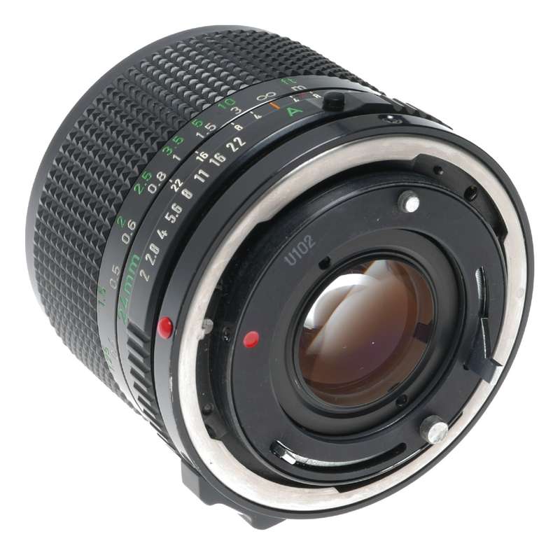 Canon Lens FD 24mm 1:2 vintage 35mm film SLR camera lens 2/24 caps filter