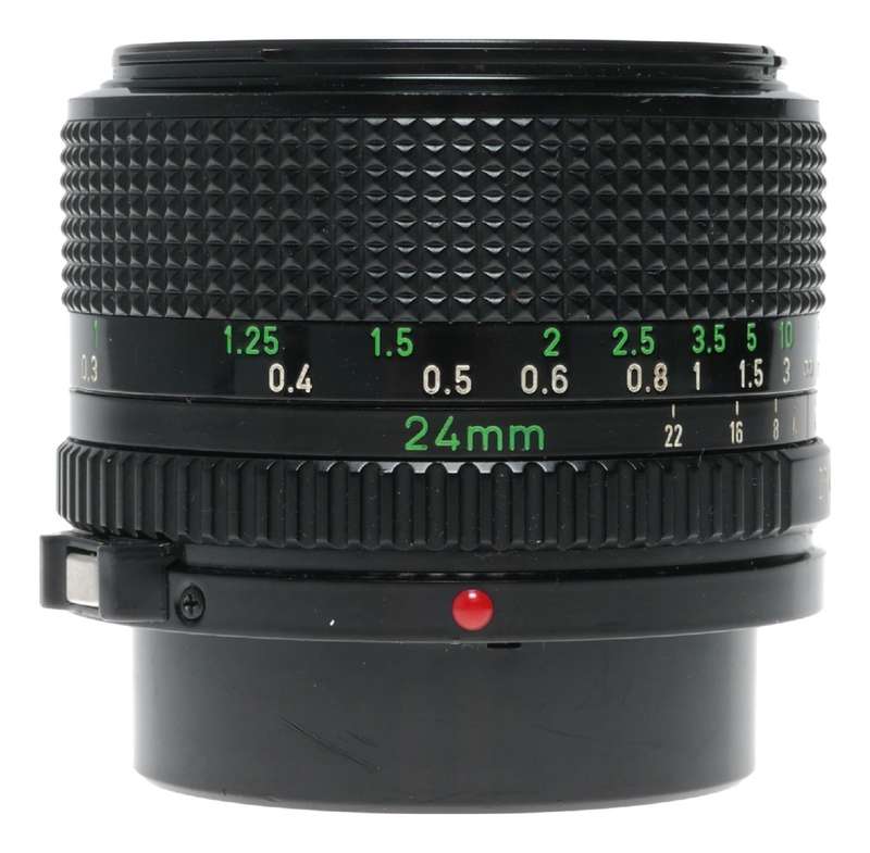 Canon Lens FD 24mm 1:2.8 vintage 35mm film SLR camera lens 2.8/24 set
