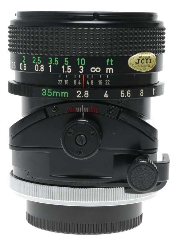 Canon TS 35/2.8 S.S.C Shift lens 35mm f2.8 vintage film set museum condition