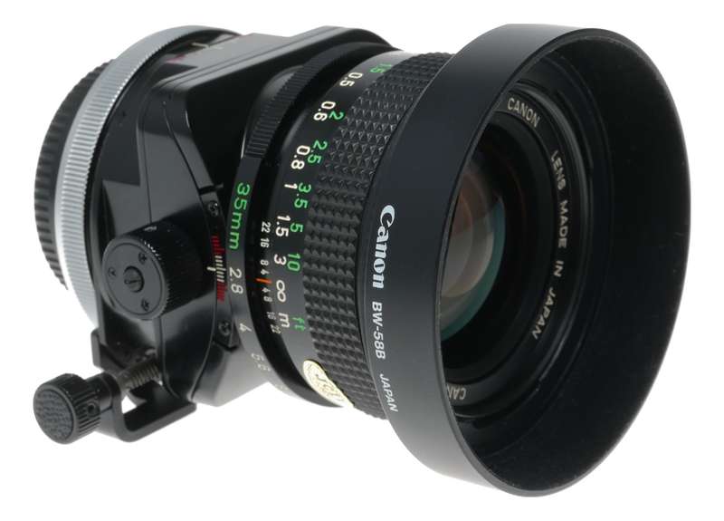 Canon TS 35/2.8 S.S.C Shift lens 35mm f2.8 vintage film set museum condition