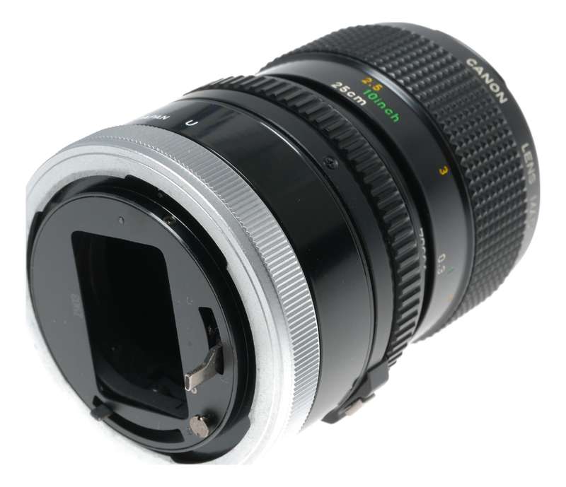 Canon Lens FD Macro 50mm 1:3.5 Antique 35mm film camera lens 3.5/50