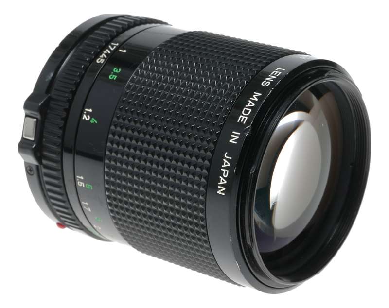 Canon Lens FD 100mm 1:2 vintage 35mm film camera lens 2/100 tele lens