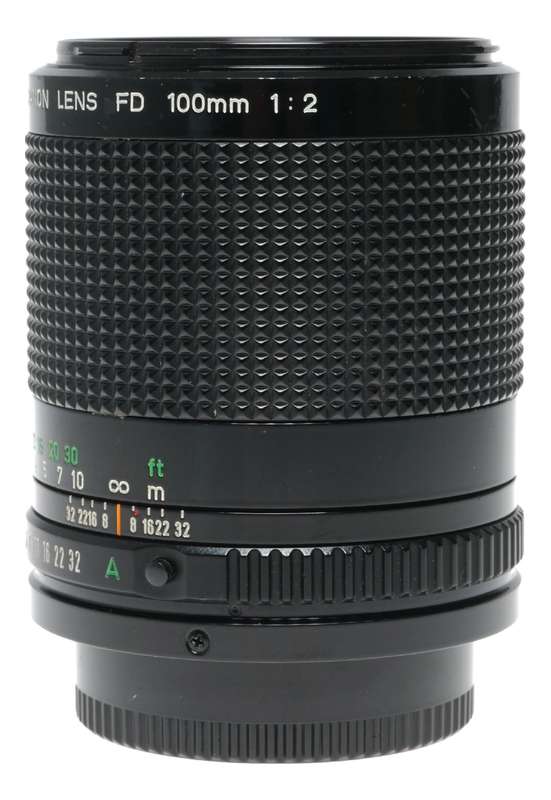 Canon Lens FD 100mm 1:2 vintage 35mm film camera lens 2/100 tele lens