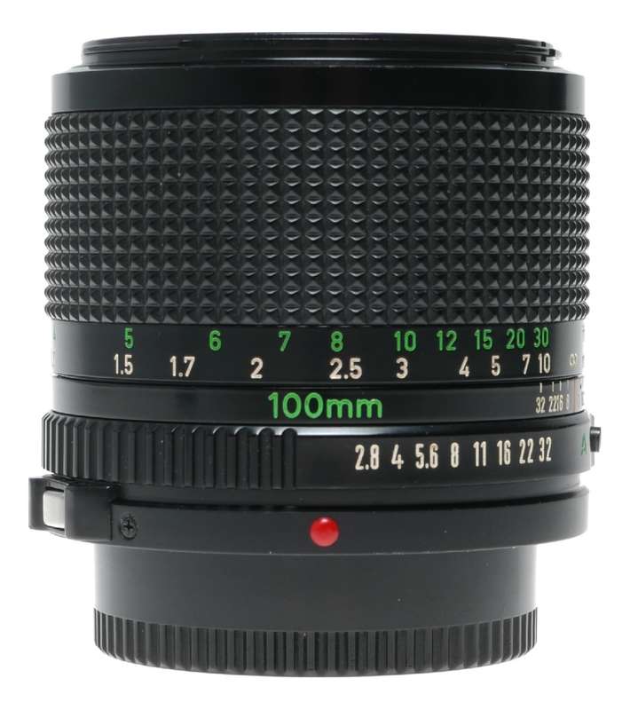 Canon Lens FD 100mm 1:2.8 vintage 35mm film camera lens 2.8/100 tele lens