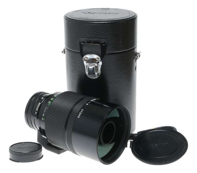 Canon FD 500/8 Reflex lens 500mm 1:8 Regular 1x Boxed Museum Condition