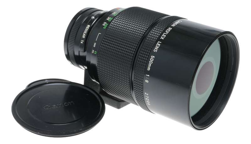 Canon FD 500/8 Reflex lens 500mm 1:8 Regular 1x Boxed Museum Condition