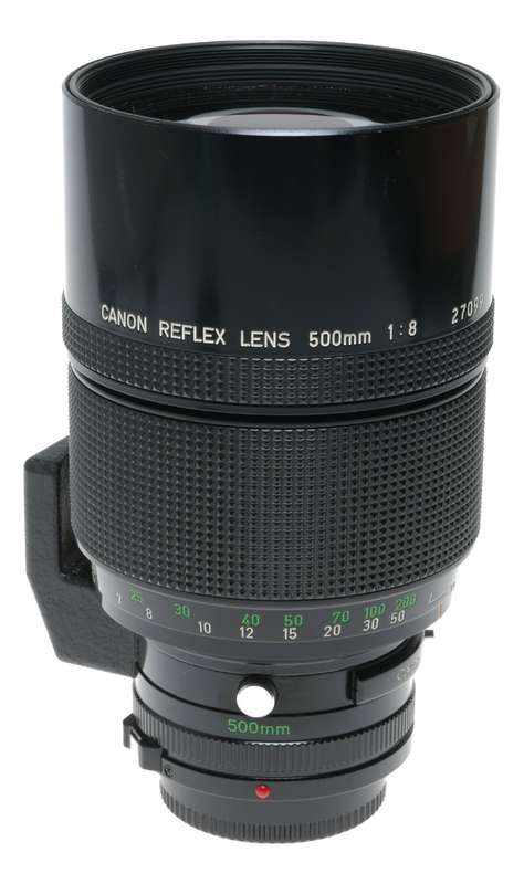 Canon FD 500/8 Reflex lens 500mm 1:8 Regular 1x Boxed Museum Condition