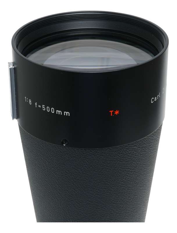 Hasselblad Tele-Tessar 1:8 f=500mm T* prime lens hood filter caps mint set